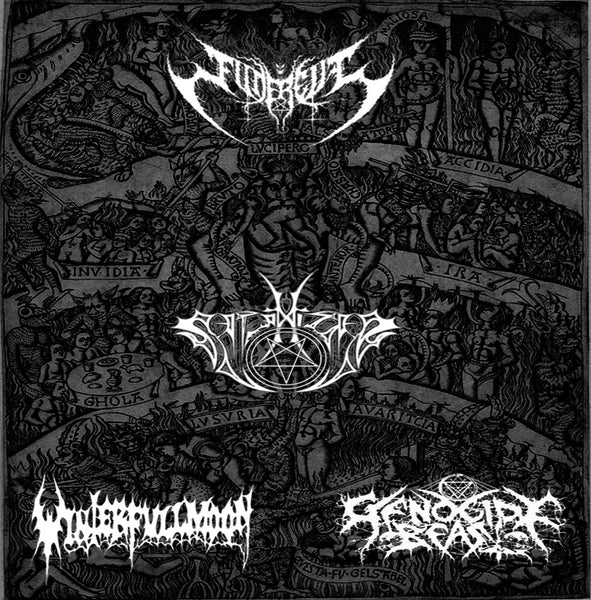 ANP 053 Funereus/Winterfullmoon/ Satanizer/Genocide Beast Split CD