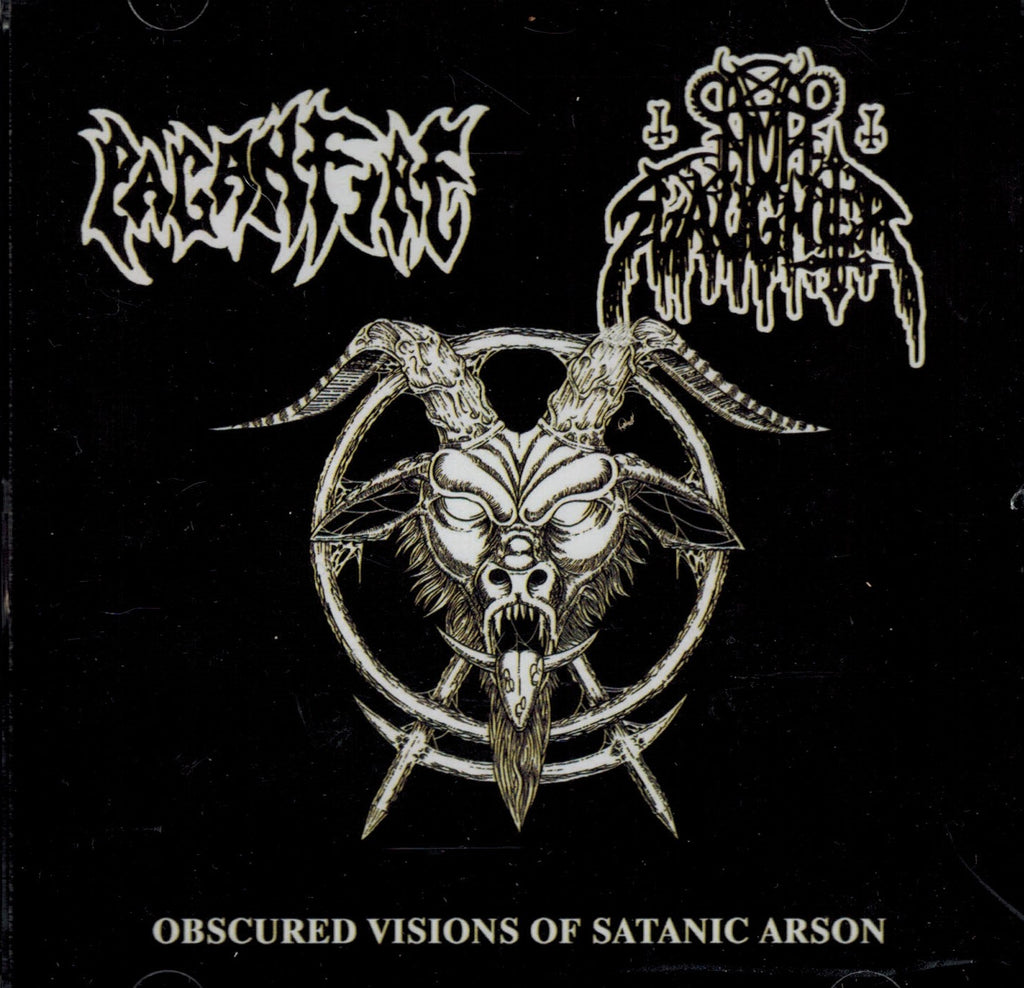 Nunslaughter / Paganfire - Obscured Vision of Satanic Arson CD